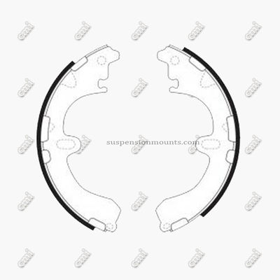 K2311 K2285 Toyota Corolla AE100 K2288 Drum Brake Shoes