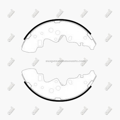 Nissan Vanette E2200 Mazda Titan Rear Drum Brake Shoes