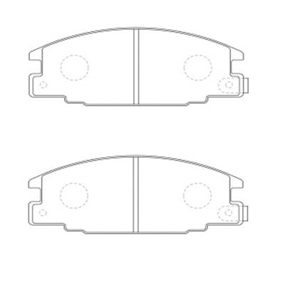 D4029 Disc Brake Pads Isuzu Faster Rodeo Pickup Tfr D363 Non Asbestos Brake Shoes